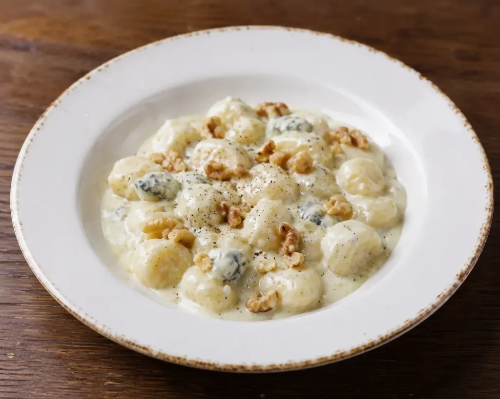 Gnocchi gorgonzola e noci